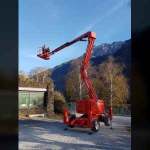 Articulating boom lift 16m with stabilizer 